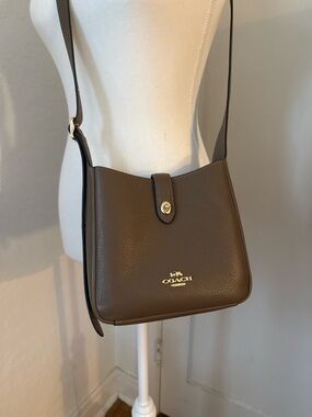 Coach Hadley Mini Crossbody Bag in Dark Stone